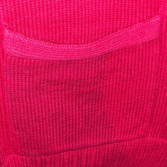 AUTHENTIC RALPH LAUREN CLASSIC RED BUTTON DOWN SWEATER SZ L - Picture 5 of 13